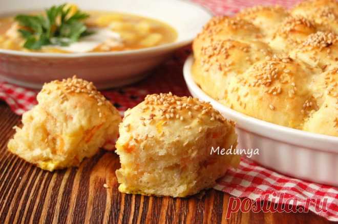 Булочки с луком и морковью / Булочки / Кукорама — вкусные рецепты!
