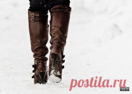 Как вывести соль с обуви