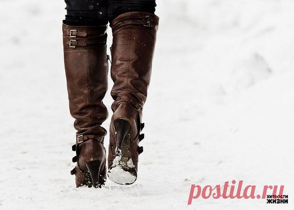 Как вывести соль с обуви