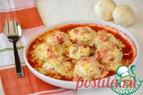 Шампиньоны, фаршированные фетой - кулинарный рецепт