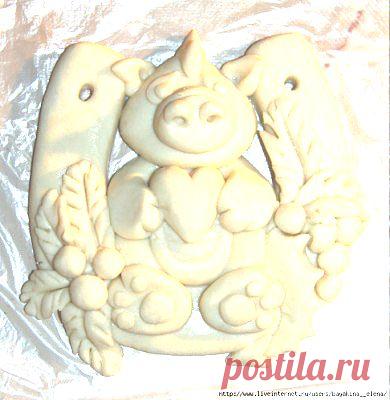 Делаем дракона из соленого теста | Уроки лепки