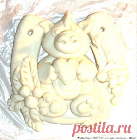 Делаем дракона из соленого теста | Уроки лепки