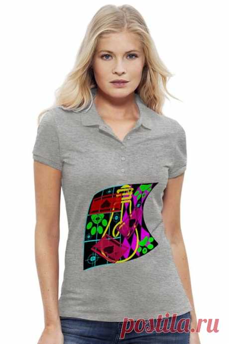 Рубашка Поло Stella Plays &quot;Лапочка,&quot; от Printissimo - Printio
