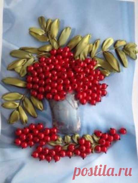 Gallery.ru / Photo # 58 - My work (embroidery ribbons) - ostrikel