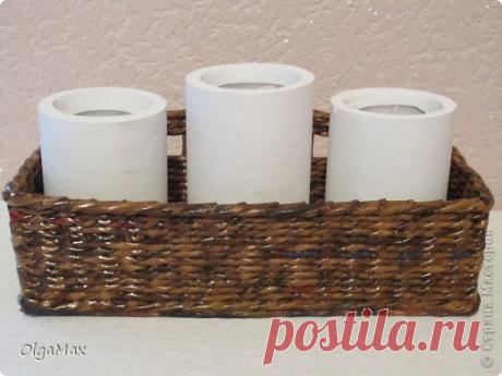 Плетение из газет. Пейп-арт. | Страна Мастеров