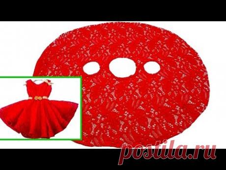 أحدث خياطة فستان طفلة بكل بساطة