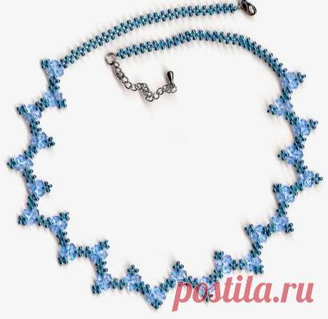 Очень женственное ожерелье &quot;Blue River&quot;