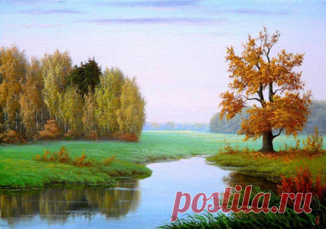 Русские пейзажи художника Сергея Алексеева | Современное искусство