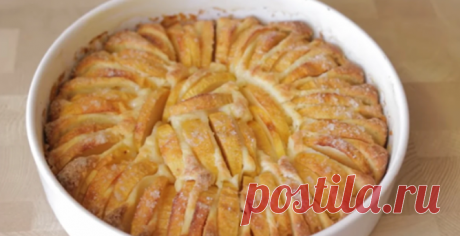 Пеку такой пирог через день и не надоедает - яблочный пирог с хрустящей корочкой