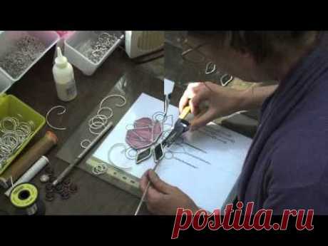 Stained glass window hanging design