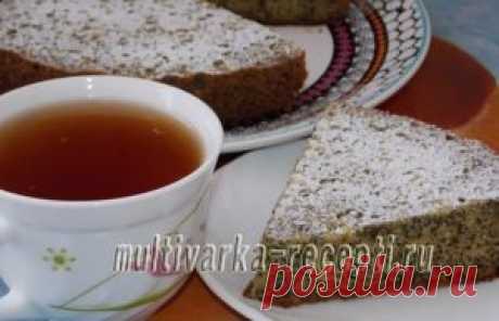 Маковый кекс в мультиварке
