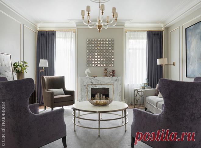 Американская современная классика в подмосковном доме