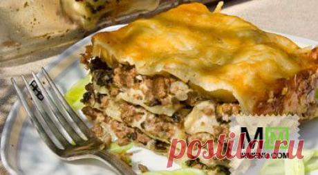 Лазанья с бараниной - кулинарный рецепт. Миллион Меню