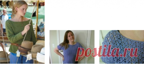 Ажурный джемпер Sicily (из Rowan Summer Crochet) с цельновязанными рукавами и плотными манжетами, крючком. Все размеры. / Обсуждение на LiveInternet - Российский Сервис Онлайн-Дневников