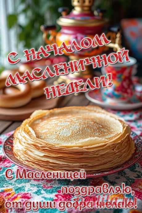 С Масленицей поздравляю
