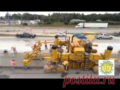 Укладка дорог в Америке : видео