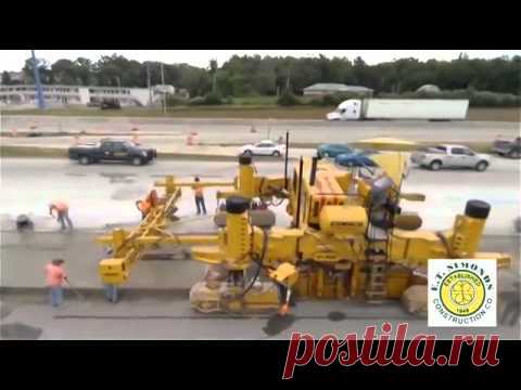 Укладка дорог в Америке : видео