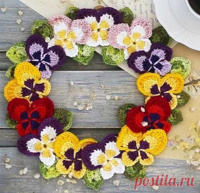 Фиалки крючком Новый, 7 сезон экспресс конкурса 