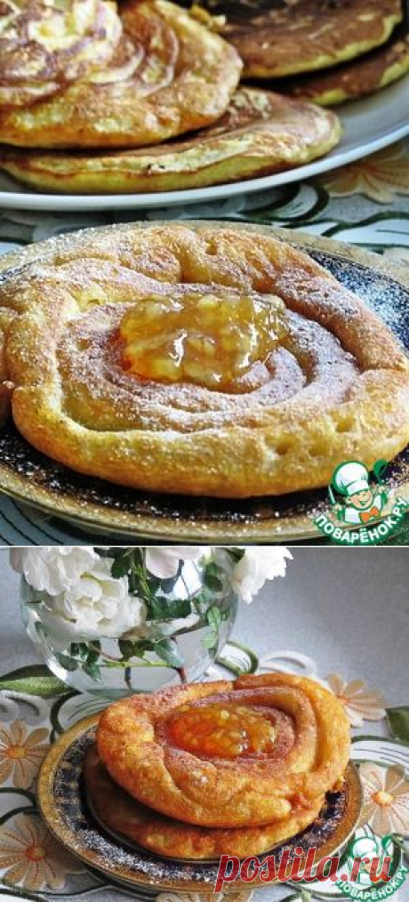 Оладьи апельсиновые, без яиц - кулинарный рецепт
