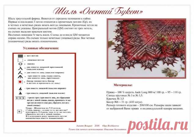 Шаль / Вязание спицами / Вязание для женщин спицами. Схемы вязания спицами