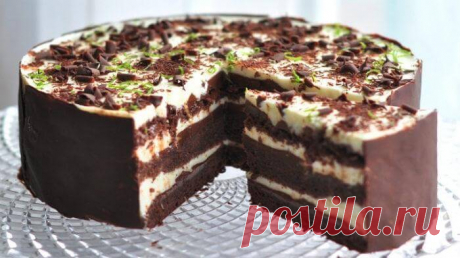 Очень нежный и вкусный торт «Шоко-лайм» Шоколадный ганаш и нежный лаймовый крем между бисквитными шоколадными коржами — необыкновенно вкусное сочетание! Торт «Шоко-лайм»! Угощайтесь!