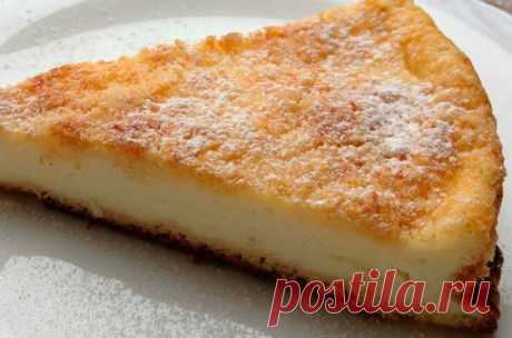 Творожный пирог.