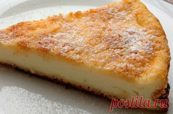 Творожный пирог.