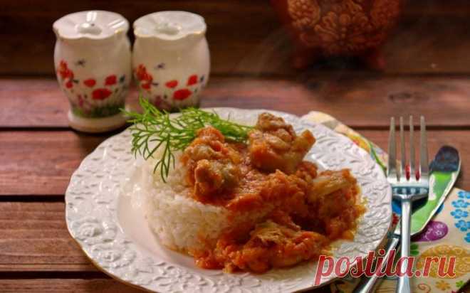 Гуляш из курицы с подливкой / Простые рецепты