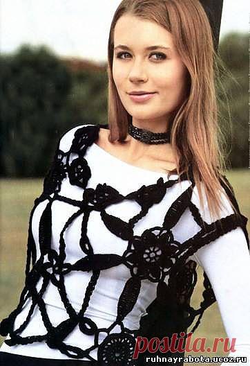 АЖУРНЫЙ ТОП подробнее... - ВЯЖЕМ КРЮЧКОМ И СПИЦАМИ (ОДЕЖДА) - ВЯЗАННОЕ ЦАРСТВО - Каталог рубрик - Я Сама!