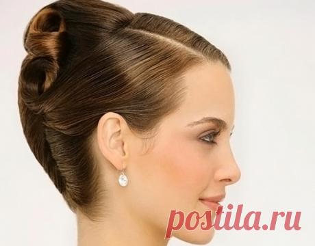 Роскошная прическа "Французская ракушка" » Женский Мир