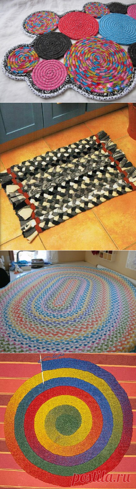 Стильный ковер для дома своими руками. Идеи, мастер-классы