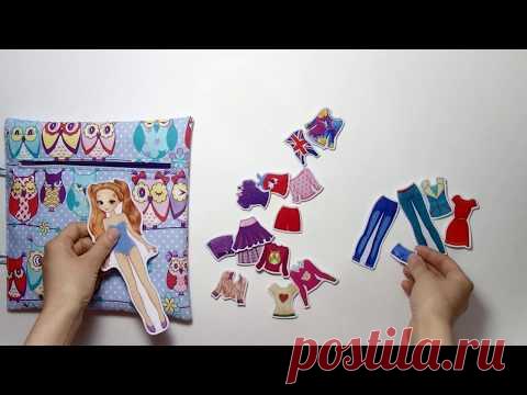 СТРАНИЧКА-КОСМЕТИЧКА с дополнительной куколкой и нарядами для Алии #9лет (#республикаМордовия )#doll