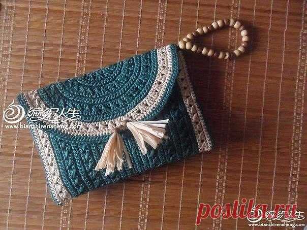 Клатч крючком
