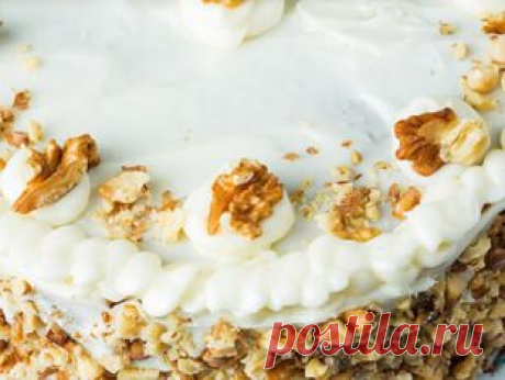 Торт без выпечки с изюмом и орехами.