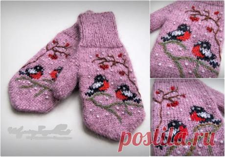 как связать носки рукавички со снегирями: 14 тыс изображений найдено в Яндекс.Картинках