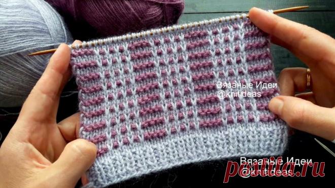 Красивый двухцветный узор со снятыми петлями! - svjazat.ru Красивый двухцветный узор со снятыми петлями! . Вязание, вязание и только вязание, а также всё, что с ним связано! Всё что вам нужно, вы найдете у нас: детское вязание, вязание для взрослых, а так же идеи вязания, работы для вдохновения и многое другое svjazat.ru