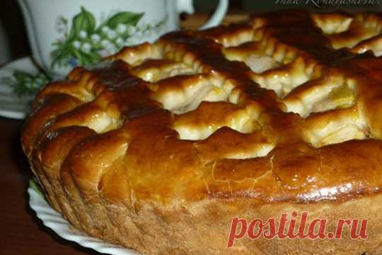 Открытый дрожжевой пирог с яблоками | mojakuhnja.ru Открытый дрожжевой пирог с яблоками mojakuhnja.ru Открытый дрожжевой пирог с яблоками