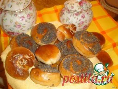 Сладкие сдобные булочки - кулинарный рецепт