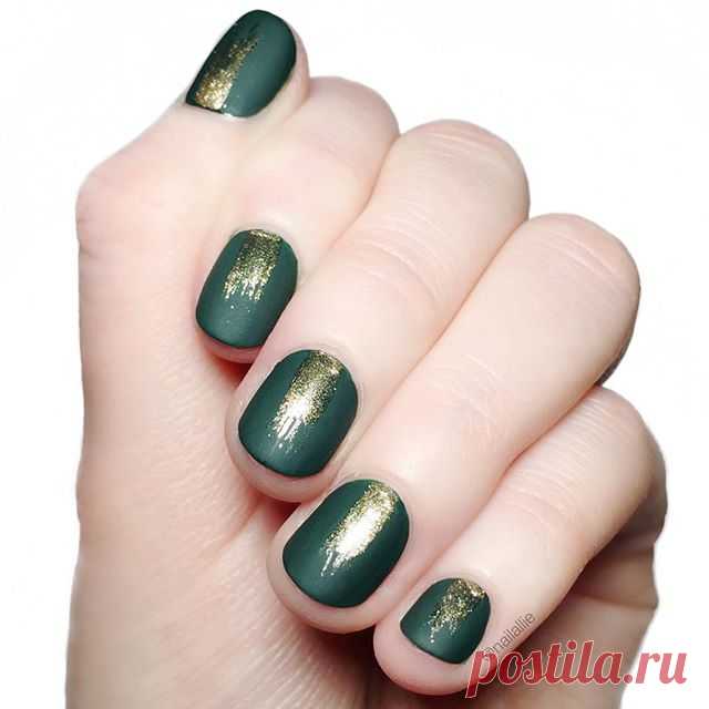 45 фото идеального зеленого маникюра 2022 | Nailspiration.net