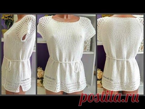 Туника спицами 