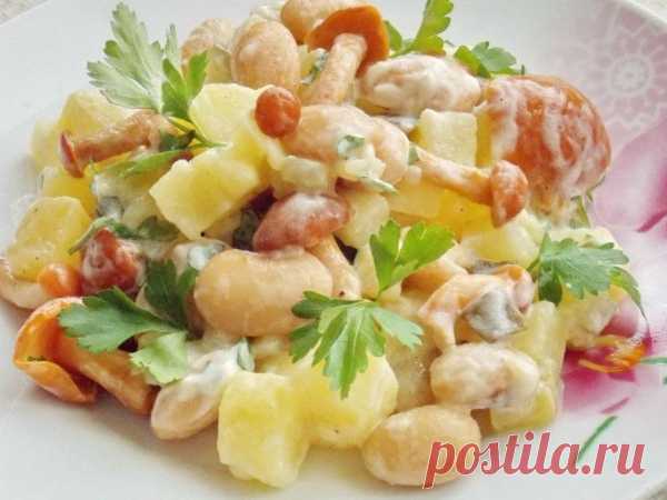 Салаты с маринованными опятами - Перчинка хозяюшка