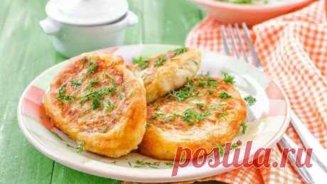 Котлеты из картофеля с печеночной начинкой — Домашняя кулинария