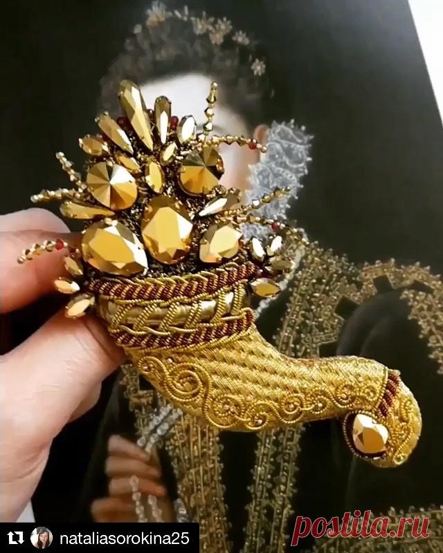 #Repost @nataliasorokina25 with @get_repost
・・・
Небольшое видео моей броши 