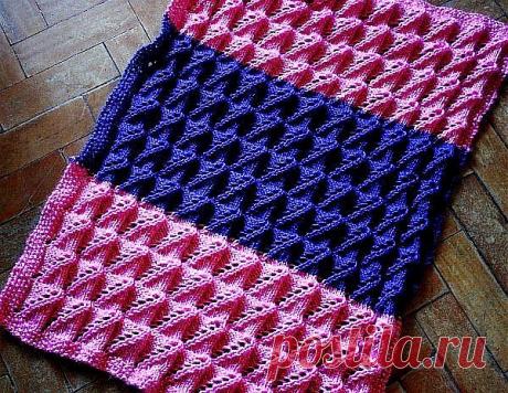 Узорчик для пледа в вашу копилку.