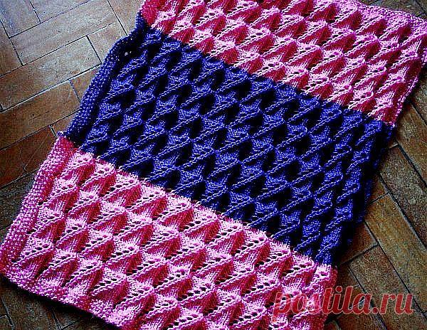 Узорчик для пледа в вашу копилку.