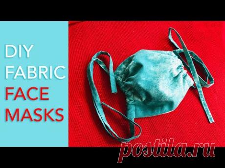 DIY: How To Sew Fabric Face Mask With Filter Pocket