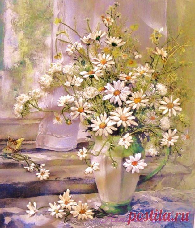 ВЫШИВКА ЛЕНТАМИ  Наталия Иванова -