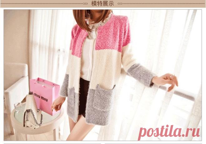 Новый зима весна кардиганы 2015 женщины мода мохер кардиганы свободного покроя Tricotado длинный кардиган женщины свитера для дамы купить на AliExpress