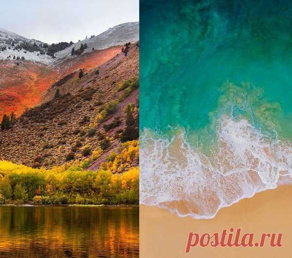 Новые обои из iOS 11 и macOS High Sierra 😉 👍