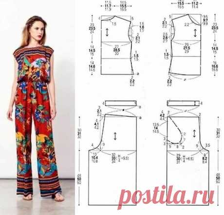 Простые выкройки для повседневной одежды. | О рукоделии, и не только. 🧵✂️👜 | Яндекс Дзен